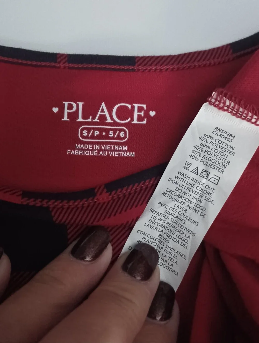 Place christmas dress